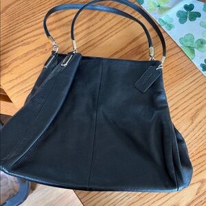 Coach Elegant Black Leather Women's Bag